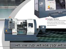 Johnford HT-80B-2S High Quality Twin Spindle Turning Center for Heavy Cutting - picture1' - Click to enlarge