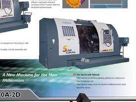 Johnford HT-80B-2S High Quality Twin Spindle Turning Center for Heavy Cutting - picture2' - Click to enlarge