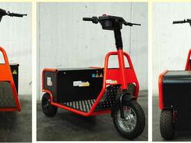 Battery Electric Stand-On Utility Vehicle, 3 Wheel, 800W / 24V - picture0' - Click to enlarge