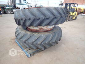 2 X OLYMPIC GRIPSTER 18.4-38 TRACTOR TYRES ON RIMS - picture0' - Click to enlarge