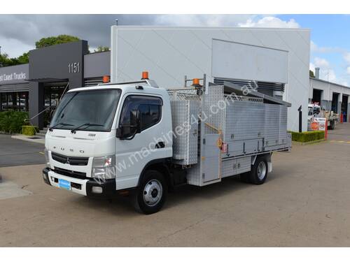 2012 MITSUBISHI FUSO CANTER 815 - Service Trucks - Tray Truck - Tray Top Drop Sides