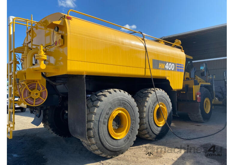 caption Komatsu HM400-1 Articulated Off Highway Truck