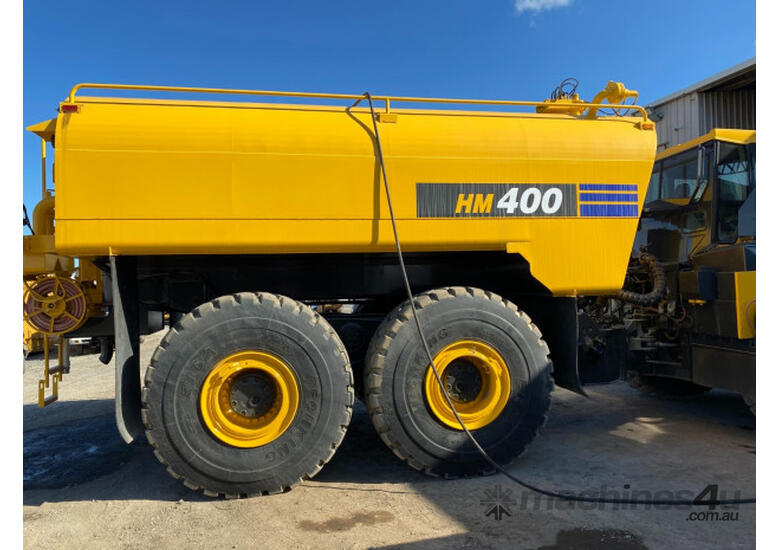 caption Komatsu HM400-1 Articulated Off Highway Truck
