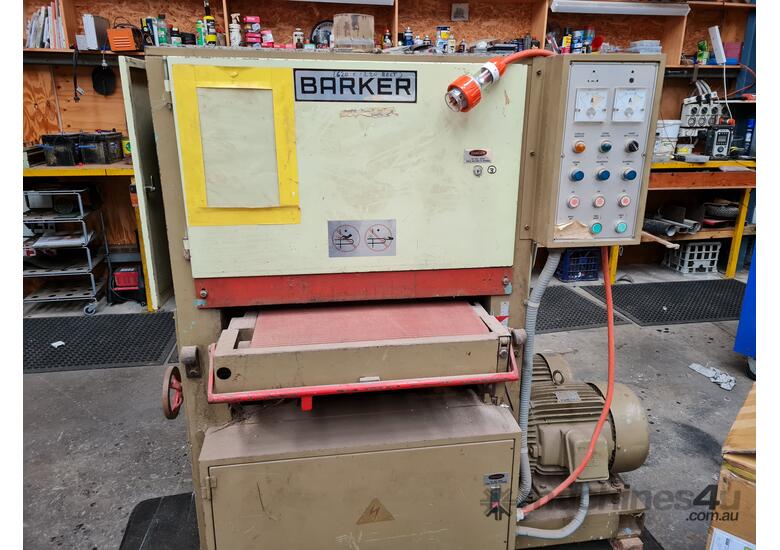Used 1987 barker 600 MM Wide Belt Drum Sanders in , Listed on Machines4u