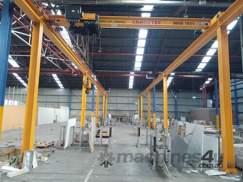 2017 Starlluf Single Gantry Overhead Travel Crane 6.5 Tonne Capacity