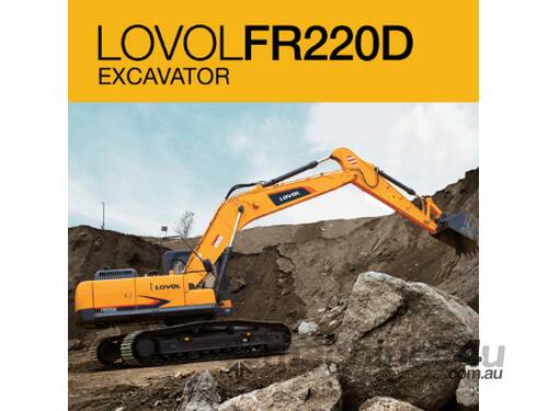 Excavators – Lovol FR220D 22 Tonne Excavator