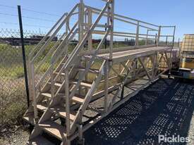 Gantry Walkways 1.5M High, 80CM Wide, 7.2M Length Including Steps - picture0' - Click to enlarge