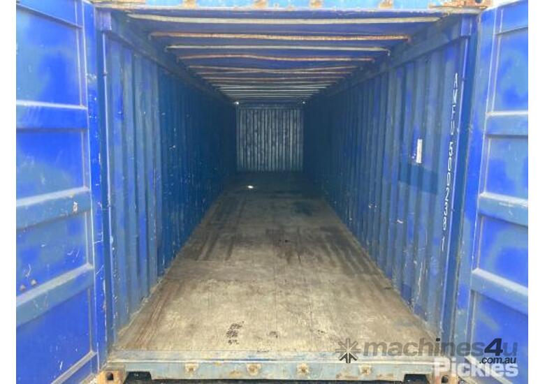 Used 40 Open Top Container Manufactured In 2006 Storage Fees Of 10 Per