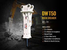 DW T50 ROCK BREAKER to Suit 4-7T Excavator - picture0' - Click to enlarge