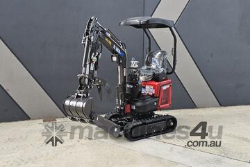 UHI 14hp Kubota engine UME12P mini excavator with swing boom & expandable track