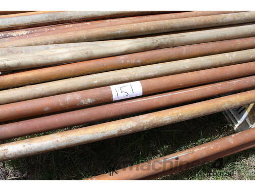 Aluminium irrigation pipes 2 Inch