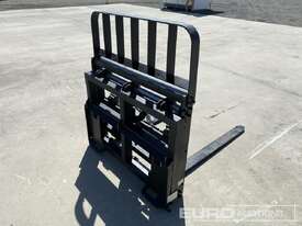 Unused Hydraulic Adjustable Forks to suit Skidsteer Loader - picture2' - Click to enlarge