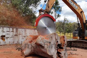 Excavator Wood Saw: 1520mm Blade for 10-20T Excavators - Fast & Easy Processing of Large Logs
