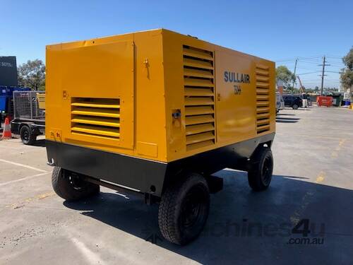 caption CVA Compressors - Sullair 750HA DWQ-CAT, 750cfm Twin Pressure Diesel Compressor * POWERED BY CAT *
