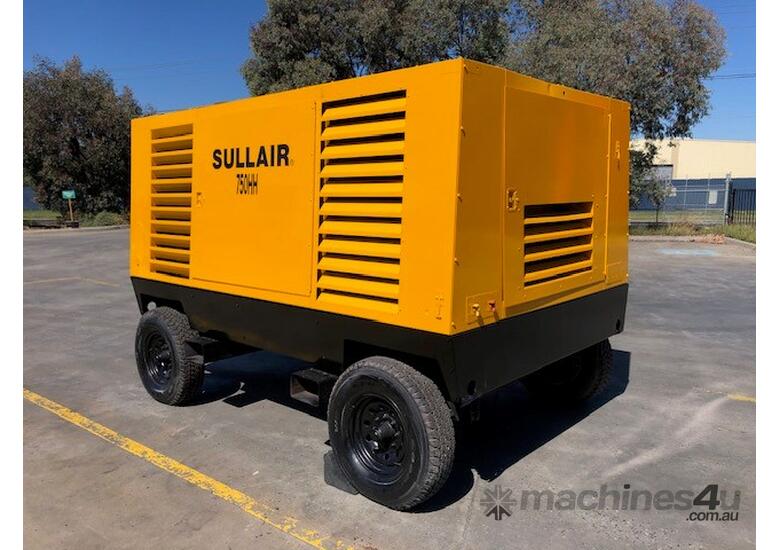 caption CVA Compressors - Sullair 750HA DWQ-CAT, 750cfm Twin Pressure Diesel Compressor * POWERED BY CAT *