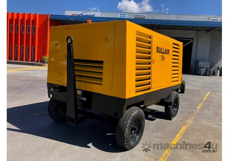 caption CVA Compressors - Sullair 750HA DWQ-CAT, 750cfm Twin Pressure Diesel Compressor * POWERED BY CAT *