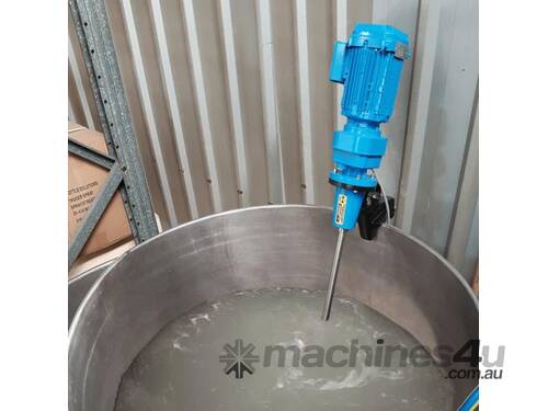 Portable Mixing - Clamp on Mixers to Attach to Any Vessel by FluidPro
