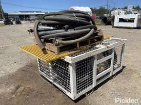 Steel Crate containing Rims and tyres and hoses - picture0' - Click to enlarge