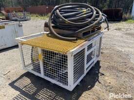 Steel Crate containing Rims and tyres and hoses - picture1' - Click to enlarge