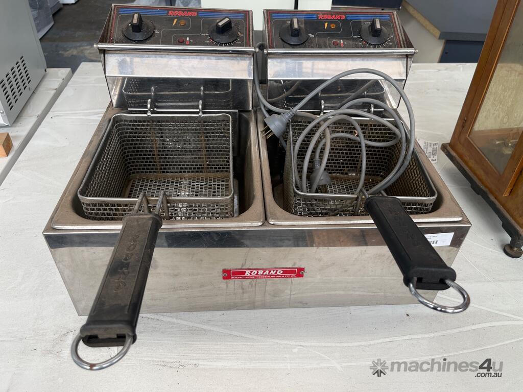 Used roband Roband 2 Bin Deep Fryer Bench Mount Fryer in , Listed