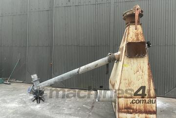 2.8m x 150mm helical auger screw feeder conveyor hopper 1.5kW Bulker bag filling