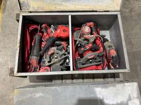 Toolbox with Assorted Milwaukee Power Tools - picture1' - Click to enlarge