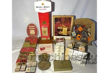 COLLECTION OF BENSON & HEDGES TOBACCO MEMORABILLIA