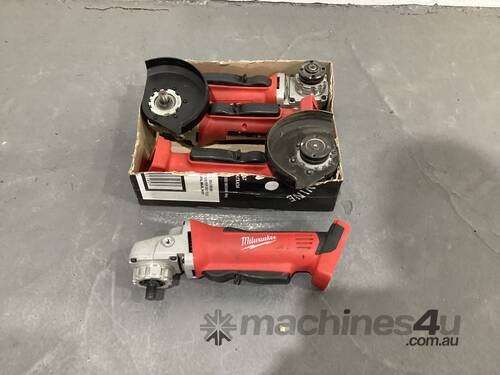 Milwaukee cordless angle grinders