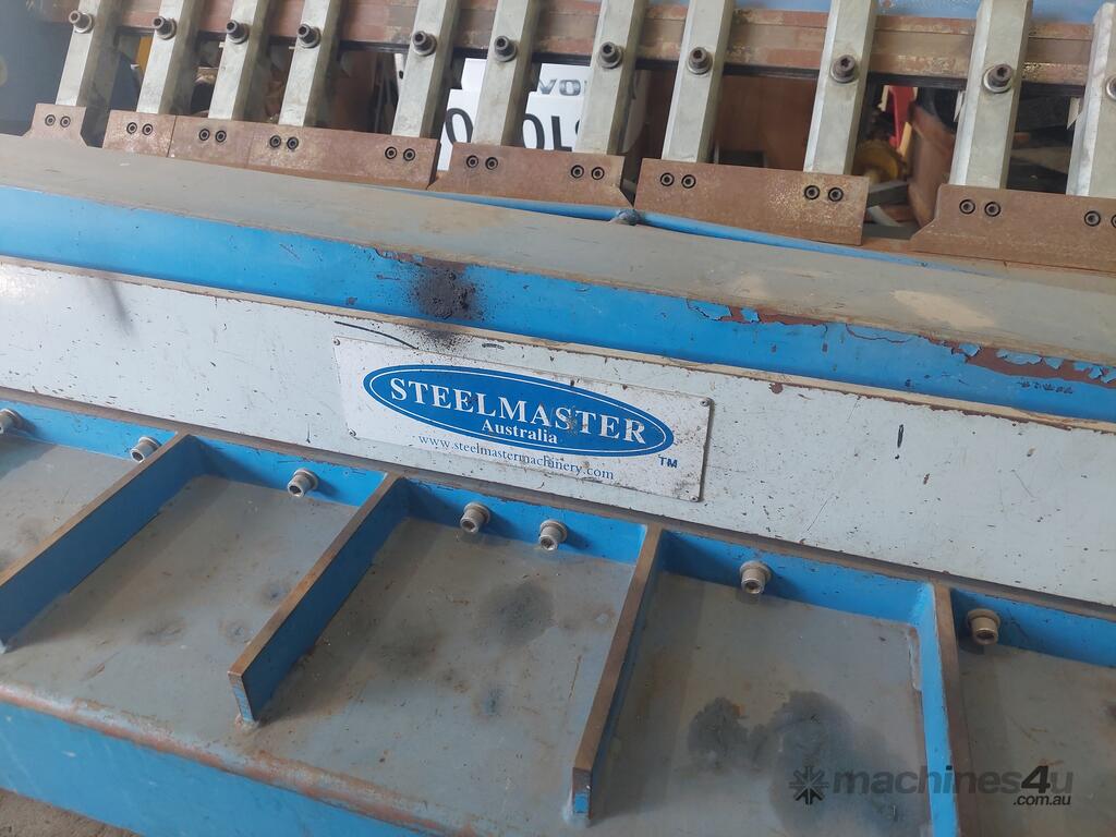 Used steelmaster Manual Treadle Guillotine Manual Panbrake COMBO Pan