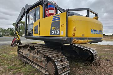 2015 KOMATSU PC270-8 HARVESTER WITH WARATAH 618C HEAD