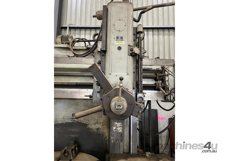 caption Single Column Vertical Borer and Turning Mill