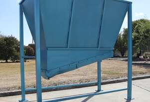 Large Industrial Steel Hopper - 3100 x 1650mm Opening
