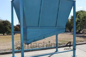 Large Industrial Steel Hopper - 3100 x 1650mm Opening