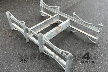 John Falland standard Hogshead wine barrel rack stack racks 117931 galvanised