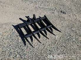 Unused Captok Rake To Suit 1-3 Ton Excavator, Pin Diameter 1