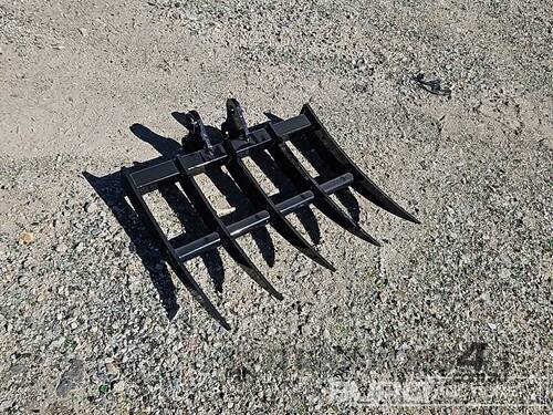 caption Unused Captok Rake To Suit 1-3 Ton Excavator, Pin Diameter 1