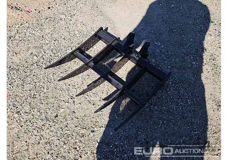 caption Unused Captok Rake To Suit 1-3 Ton Excavator, Pin Diameter 1