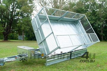 12x7 3-Way Hydraulic Tipper Flat Top Trailer 3500KG ATM