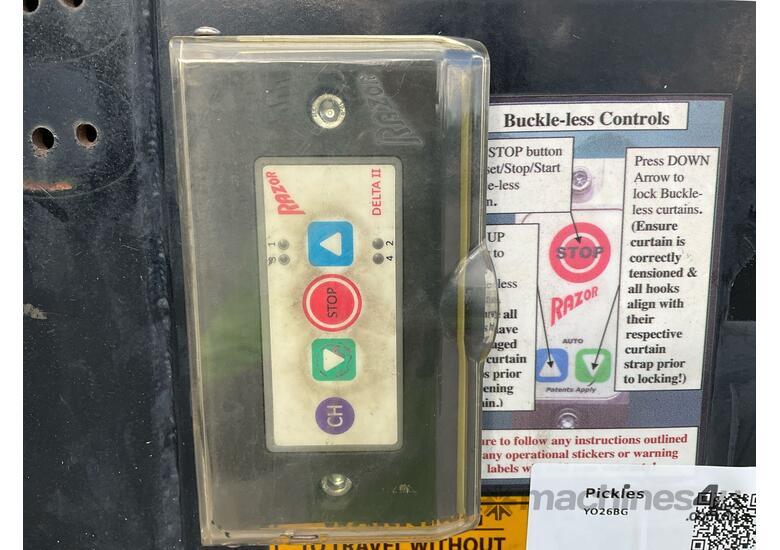 2013 Vawdrey VB S3 Tri Axle Flat Top Curtainside Trailer