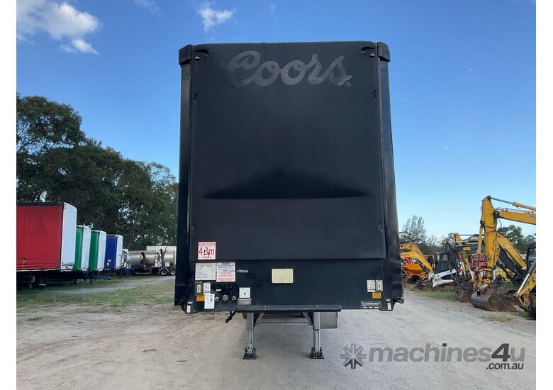 2013 Vawdrey VB S3 Tri Axle Flat Top Curtainside Trailer
