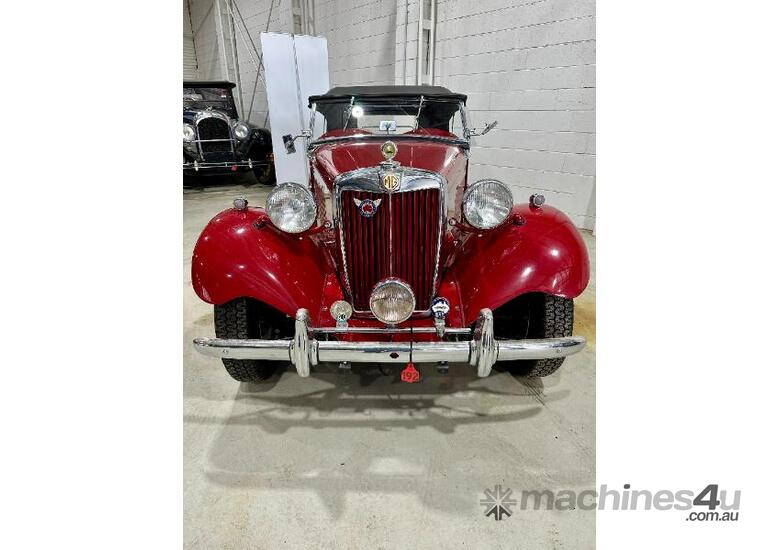 caption circa 1953 MG TD supercharged