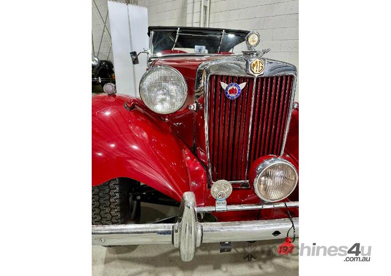 caption circa 1953 MG TD supercharged