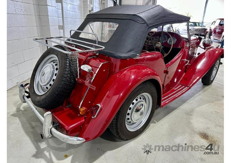 caption circa 1953 MG TD supercharged