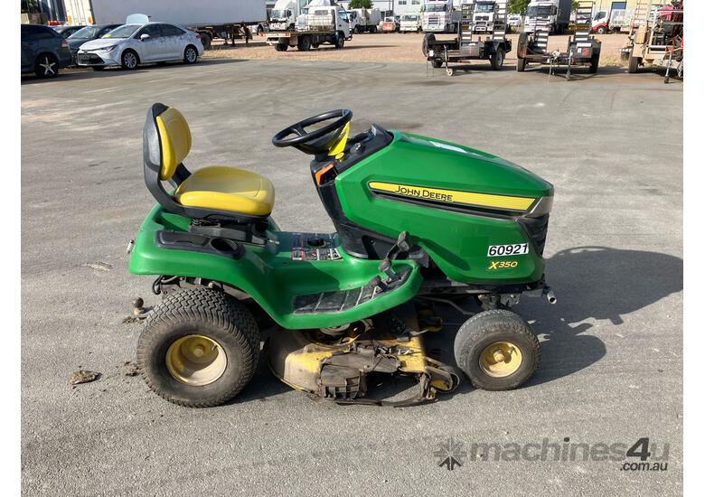 caption 2021 John Deere X350 Ride On Mower