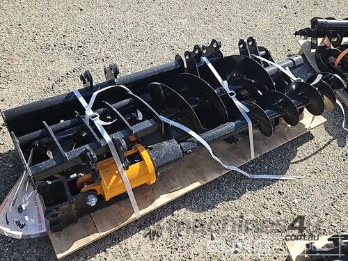 Unused Captok Qty (8 of), Quick Hitch, Rake, Ripper, Auger, 12