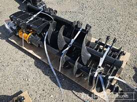 Unused Captok Qty (8 of), Quick Hitch, Rake, Ripper, Auger, 12