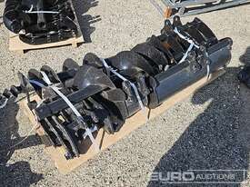 Unused Captok Qty (8 of), Quick Hitch, Rake, Ripper, Auger, 12