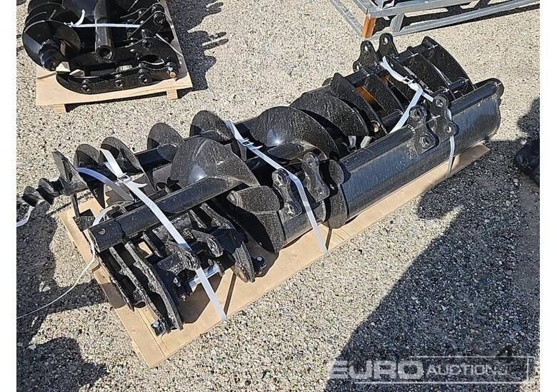 Unused Captok Qty (8 of), Quick Hitch, Rake, Ripper, Auger, 12