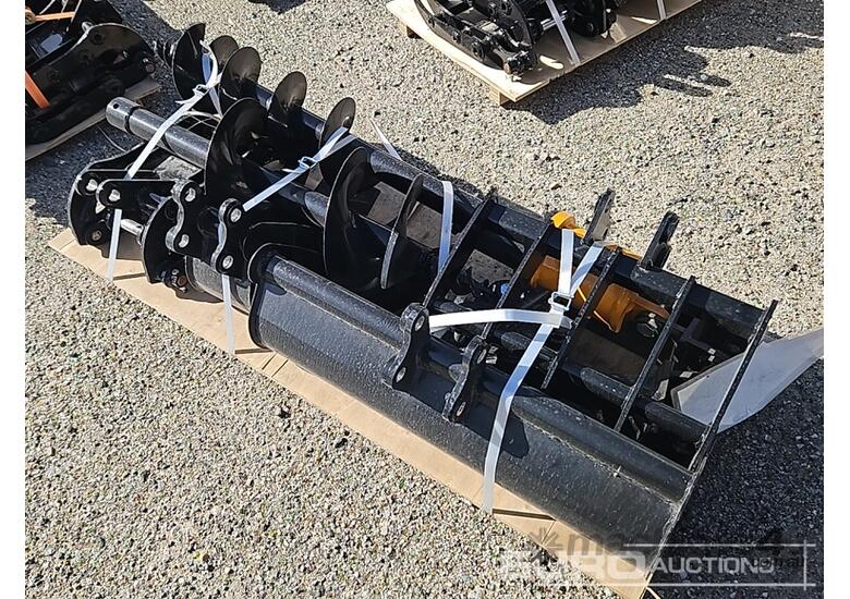 Unused Captok Qty (8 of), Quick Hitch, Rake, Ripper, Auger, 12