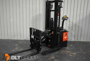 New EP 1500kg Electric Walkie Reach Truck 205Ah Lithium Battery 4800mm Mast